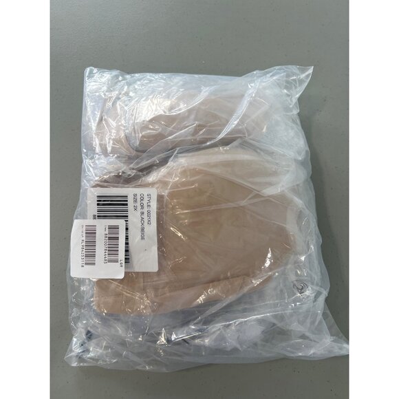 Rhonda Shear 2 Pack Molded Cup Bra with Wrap Back Size 2X Black Beige 668.5 - Picture 3 of 9